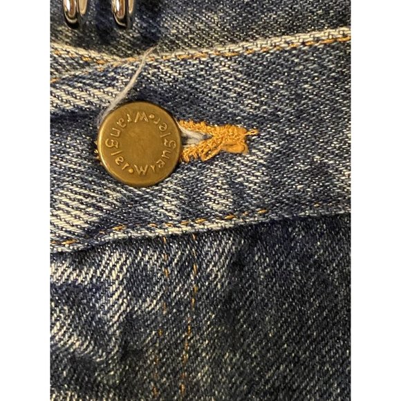 Wrangler VF Jeans Mens Blue Denim Jeans Size 36X32 100% Cotton Midrise - Picture 6 of 9
